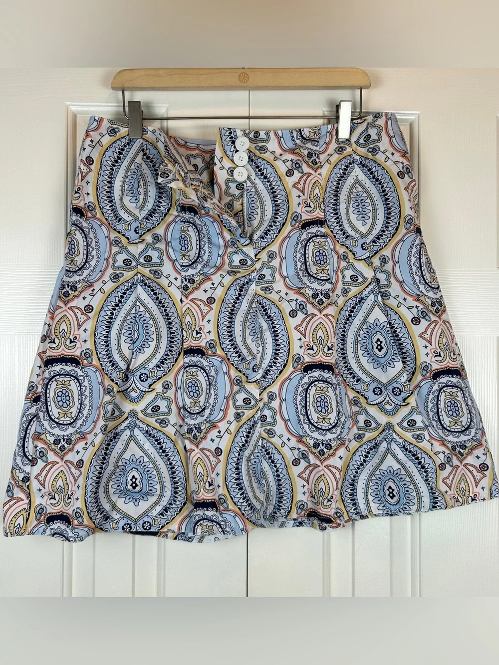 Ann Taylor Loft Paisley Mini Skirt